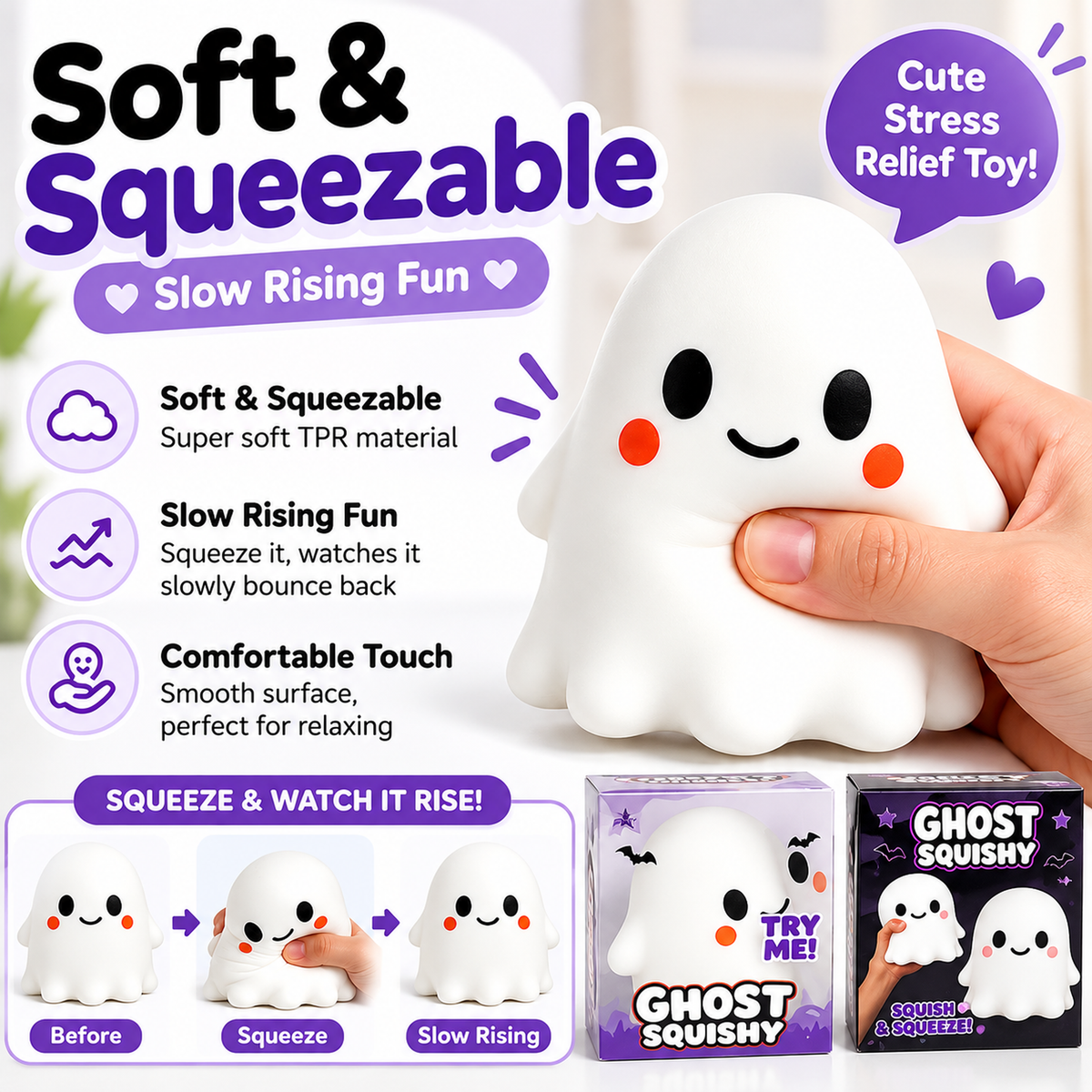 Halloween Ghost Squishy Surprise